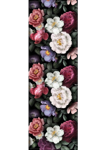 Elit Tay Tüyü Dokuma Leke Tutmaz Kumaş Masa Örtüsü Runner Çiçek Bahçesi 40X140 Cm RNR448 fiyatları