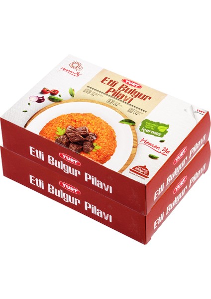 - Etli Bulgur Pilav Küvet 200 gr *2 Adet