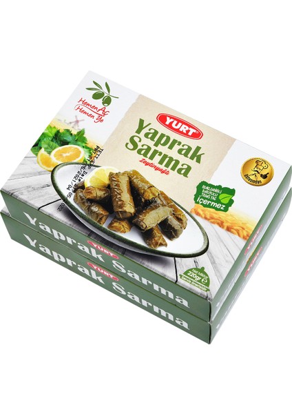 - Yaprak Sarma Küvet 220 gr *2 Adet