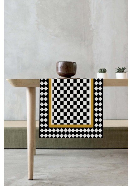 Elit Tay Tüyü Dokuma Leke Tutmaz Kumaş Masa Örtüsü Ranır 40X140 Cm RNR073