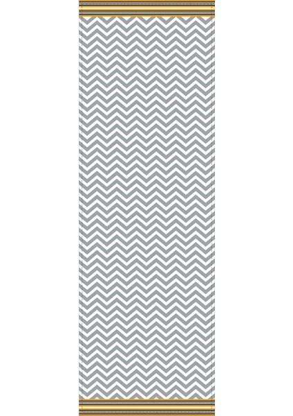 Zigzag Desen Tay Tüyü Dokuma Elit Leke Tutmaz Kumaş Masa Örtüsü Runner 40X140 Cm RNR434 fiyatları