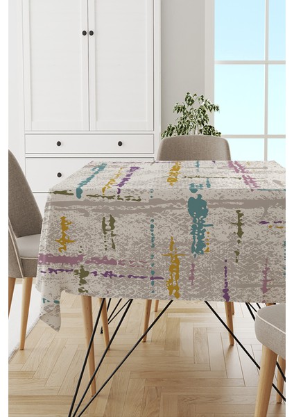 Leke Tutmayan Dokuma Elit Yıkanır Leke Tutmayan Kumaş Vintage Masa Örtüsü MSO414