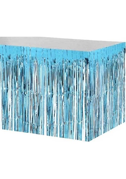 Püskül Masa Eteği Mavi 70*300 cm