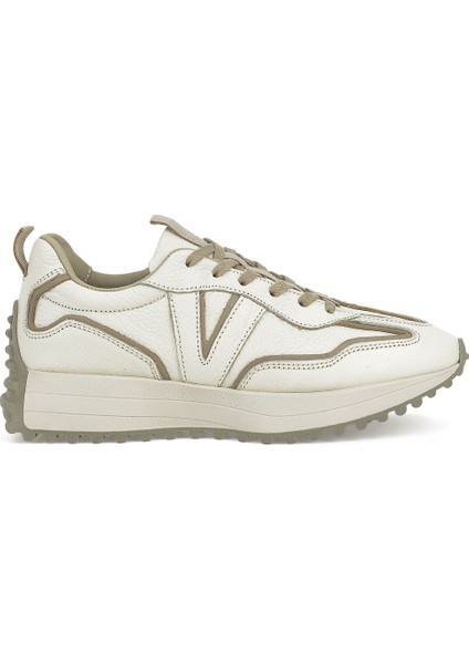 Ziya, Kadın Hakiki Deri Sneaker 1231000 4660 Krem fiyatları