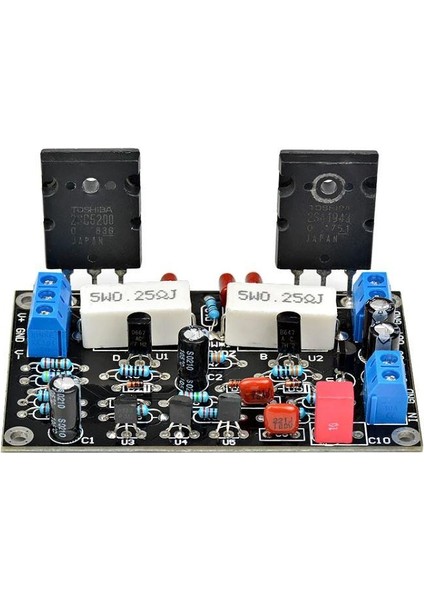 2SC5200 + 2SA1943 100W Mono Amfi Modülü