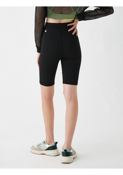 Baskılı Biker Tayt Yüksek Bel Nervürlü fırsatları