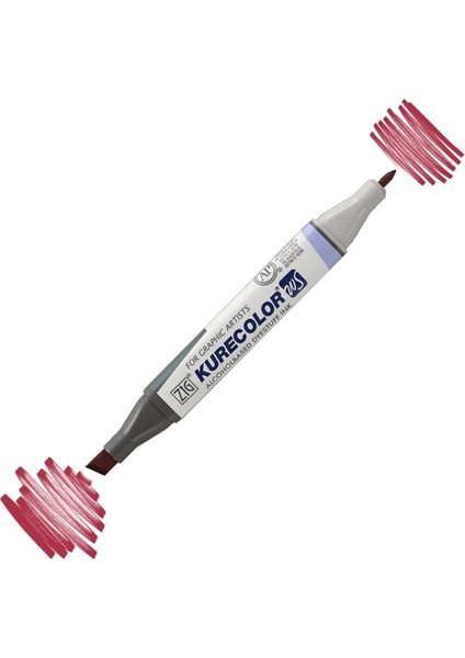 Kurecolor KC3000 Twin S Marker Kalem 268 Deep Red