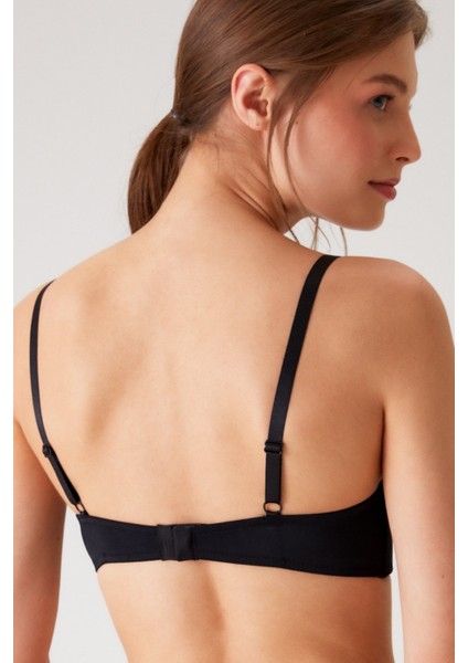 PİERRE CARDİN 6110 BAYAN BALENSİZ DESTEKSİZ MİCRO SİYAH SÜTYEN modelleri