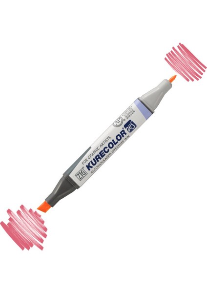 Kurecolor KC3000 Twin S Marker Kalem 204 Light Carmine