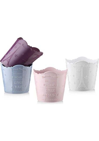 4'lü Eiffel Mürdüm Yuvarlak Organizer Sepet fiyatları