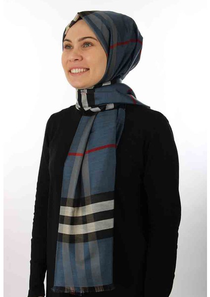 Laci-Kırmızı Burberry Ekose Şal modelleri