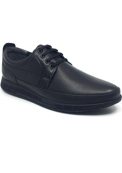 %100 Deri Bağcıklı Rahat Erkek Günlük Kışlık Büyük Ayakkabı 45-48