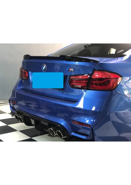 Bmw M3 2012-2018 F80 Vorsteiner Difüzör Piano Black (Plastik)