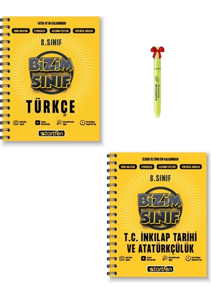 Lgs 8.sınıf Bizim Sınıf Türkçe ve Inkılap Defter