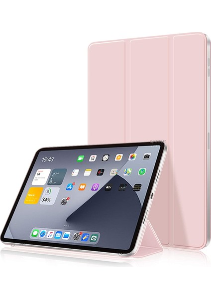 MTK Moveteck Apple Ipad Air 4 Air 5 2020 2022 10.9inç Uyumlu M1 Çipli Kapaklı Katlanabilir Ince Tasarım Uyku Modlu Smart Cover Standlı Case