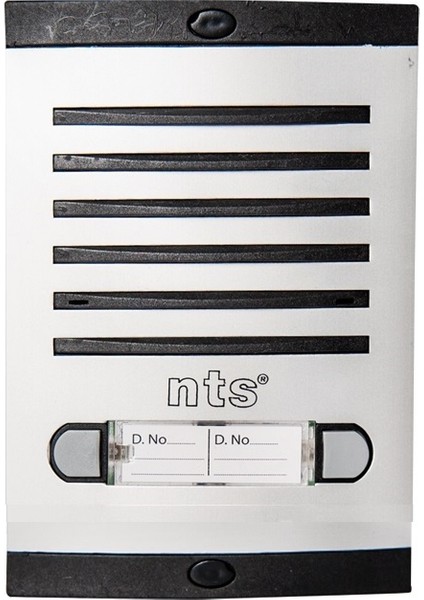 Diafon Sesli Işıklı Fotoselli Çift Sıra 2li Zil Butonu 4001-2