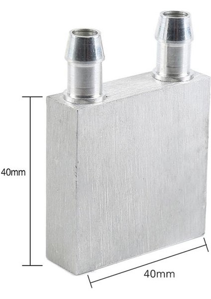 4X4CM Sıvı Su Aluminyum Soğutucu Blok Bilgisayar Cpu Grafik Gpu modelleri