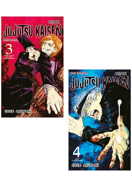 Jujutsu Kaisen 3-4. Ciltler Manga Seti