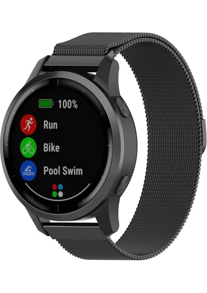 Huawei Watch Gt2 GT2E Gt2 Pro Gt3 Gt3 Pro 46MM Mıknatıslı Hasır Metal Kayış Kordon