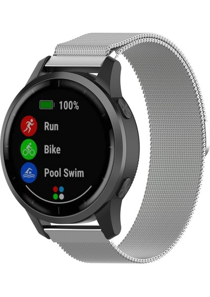 Huawei Watch Gt2 GT2E Gt2 Pro Gt3 Gt3 Pro 46MM Mıknatıslı Hasır Metal Kayış Kordon