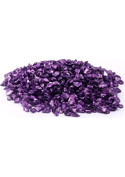 Büyük Cam Kırığı - 50 gr Mor