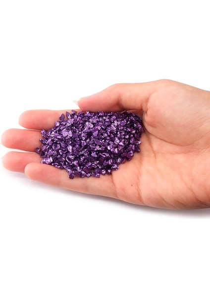 Büyük Cam Kırığı - 50 gr Mor fırsatları