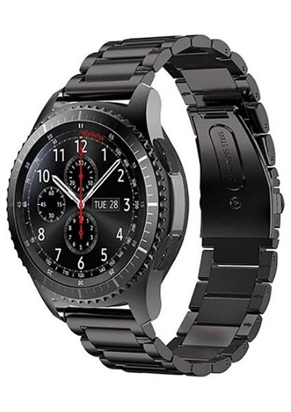 Huawei Watch Gt2 GT2E Gt2 Pro Gt3 Gt3 Pro 46MM Uyumlu Paslanmaz Metal Kayış KORDON(22MM)