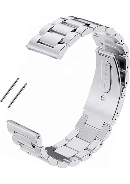 Huawei Watch Gt2 GT2E Gt2 Pro Gt3 Gt3 Pro 46MM Uyumlu Paslanmaz Metal Kayış KORDON(22MM)