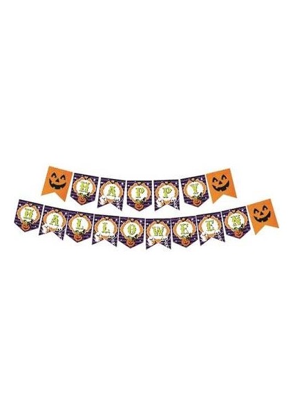 Happy Holloween Bayrak Afiş