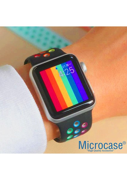 Amazfit Gts 2 Mini 40MM Için Delikli Silikon Kordon Kayış - KY12 fırsatları