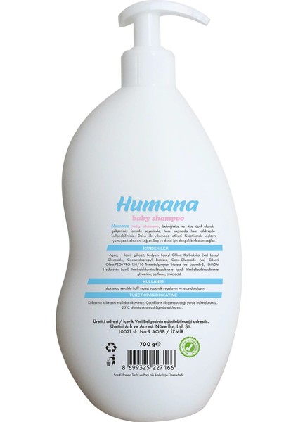 Sülfatsız Parabensiz Doğal Bebek Şampuanı 700 ml modelleri