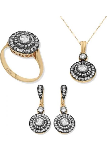 Gümüş Elmas Model Bayan Set