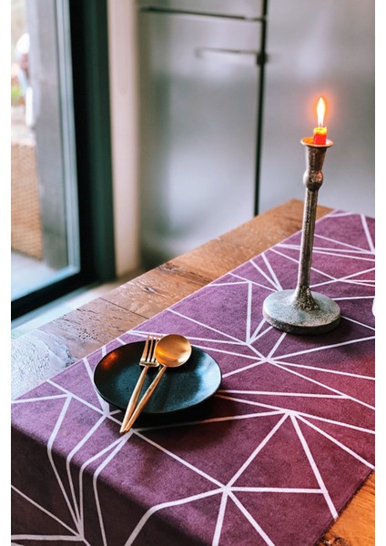 Mürdüm Lazer Kesim Dekoratif Runner fiyatları