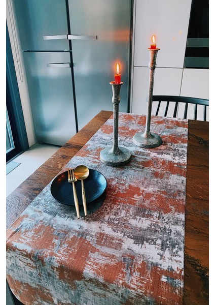 Turuncu Elegant Lazer Kesim Runner fiyatları