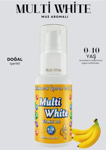 Diş Macunu 50ML Muz Aromalı Bol Vitaminli (0-10 Yaş)