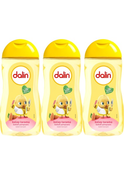 Bebek Kolay Tarama Şampuanı 200ML (3 Lü Set)