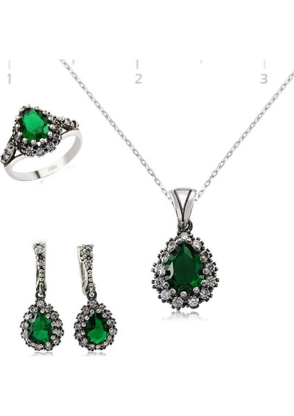 Gümüş Hürrem Sultan Bayan Set