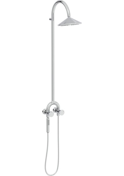 Vitra Liquid A47219 Manyetik El Duşlu, Duş Kolonu ve Termostatik Duş Bataryası