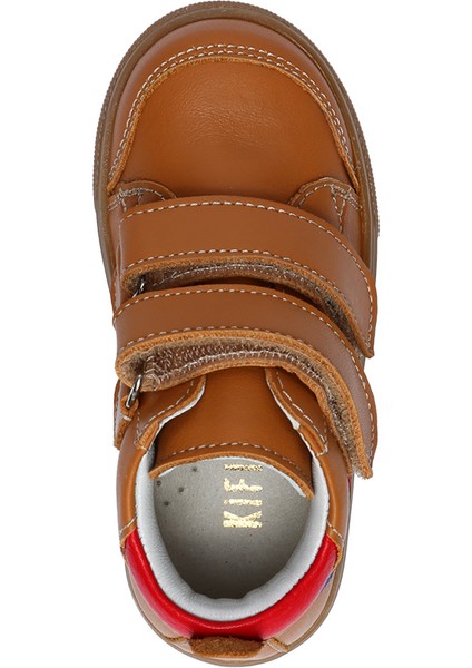 Kifidis GW22020 Kifidis-Kids Erkek Çocuk Cırtlı Deri Ayakkabı 21-30