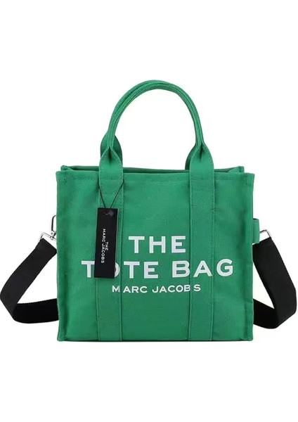Yazı Detaylı Günlük Çapraz Çanta - Yeşil (Yurt Dışından)