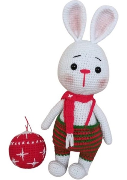 Tavşan Sunny ve Yılbaşı Süsü Amigurumi Organik Oyuncak fiyatları