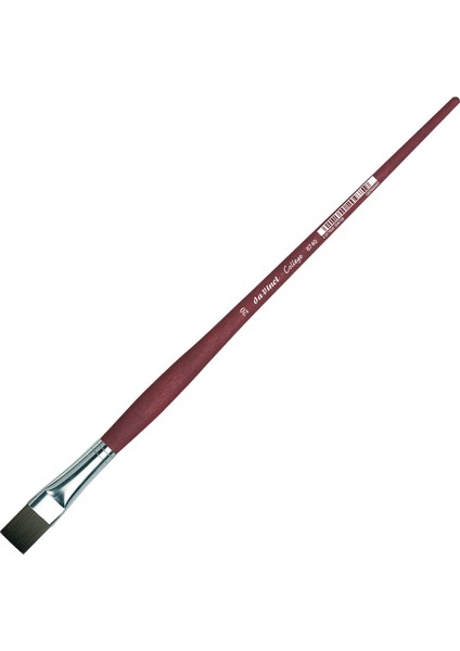 : College Akrilik Sentetik Düz Akrilik & Yağlı Boya Fırçası : Seri 8740 : No:20