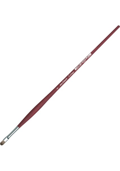 : College Akrilik Sentetik Kedi Dili Akrilik & Yağlı Boya Fırçası : Seri 8750 : No:6