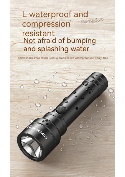 El Tipi Taşınabilir Şarj Edilebilir LED El Feneri (Yurt Dışından) modelleri