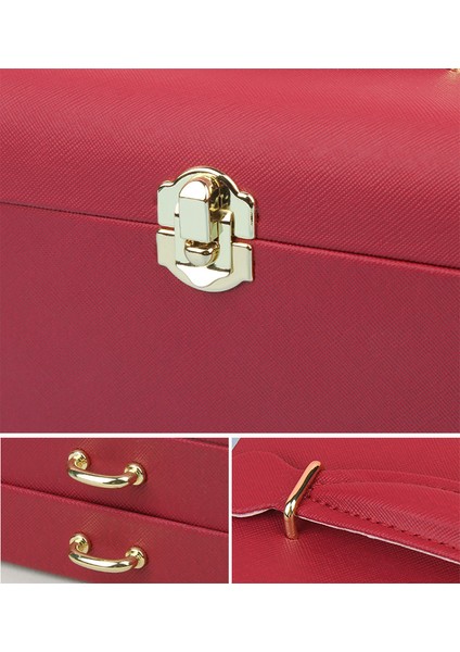 Deri Takı Kutusu Yüzük Saklama Kutusu Saat Kutusu (Yurt Dışından) fırsatları