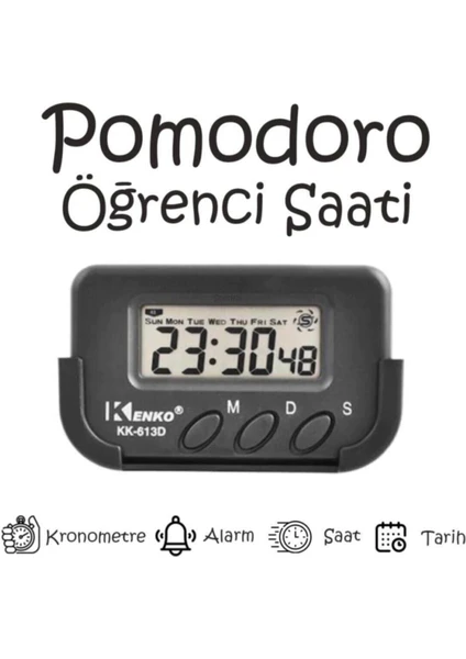 Pomodoro Kronometreli Öğrenci Ders Çalışma Saati