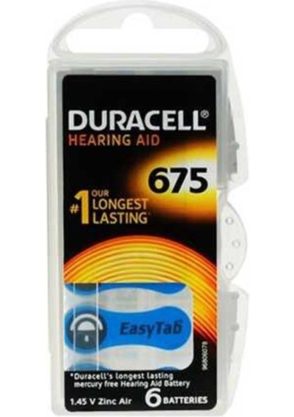 Activair 675 Kulaklık Pili 6'lı