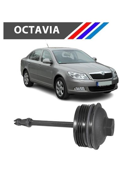 Skoda Octavia 1.6 - 2.0 Dizel Yağ Filtre Kapağı 2004 - 2013