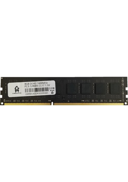 8 GB 1600MHZ Ddr3 Desktop Ram GMRD8GBDDR3