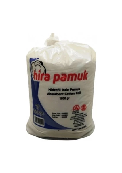 Hidrofil Pamuk 1kg x 3 Adet